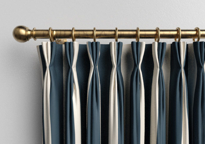 The British Stripe Co. Henry, Polzeath No.1 - Made to Measure Curtains - Image 11